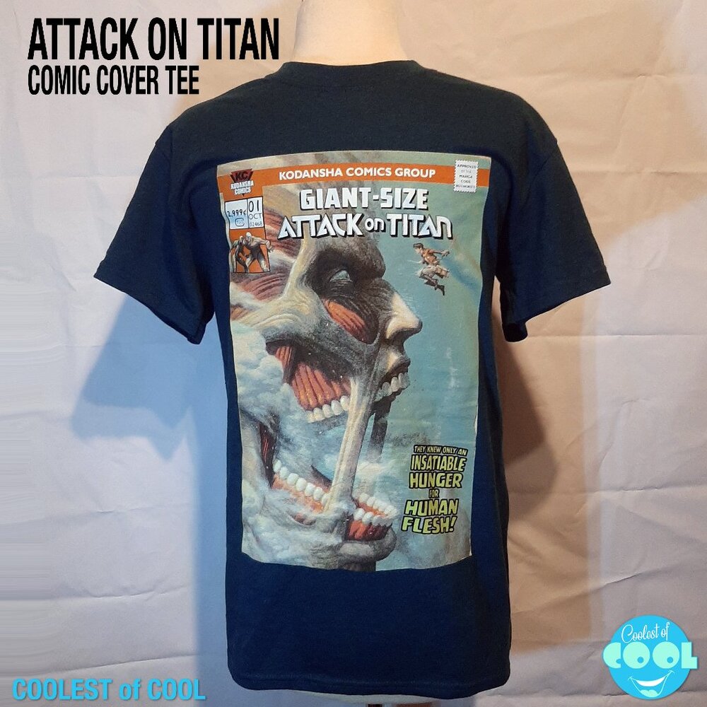rare Attack on Titan anthology Kodansha Comic Group cover tshirt size small